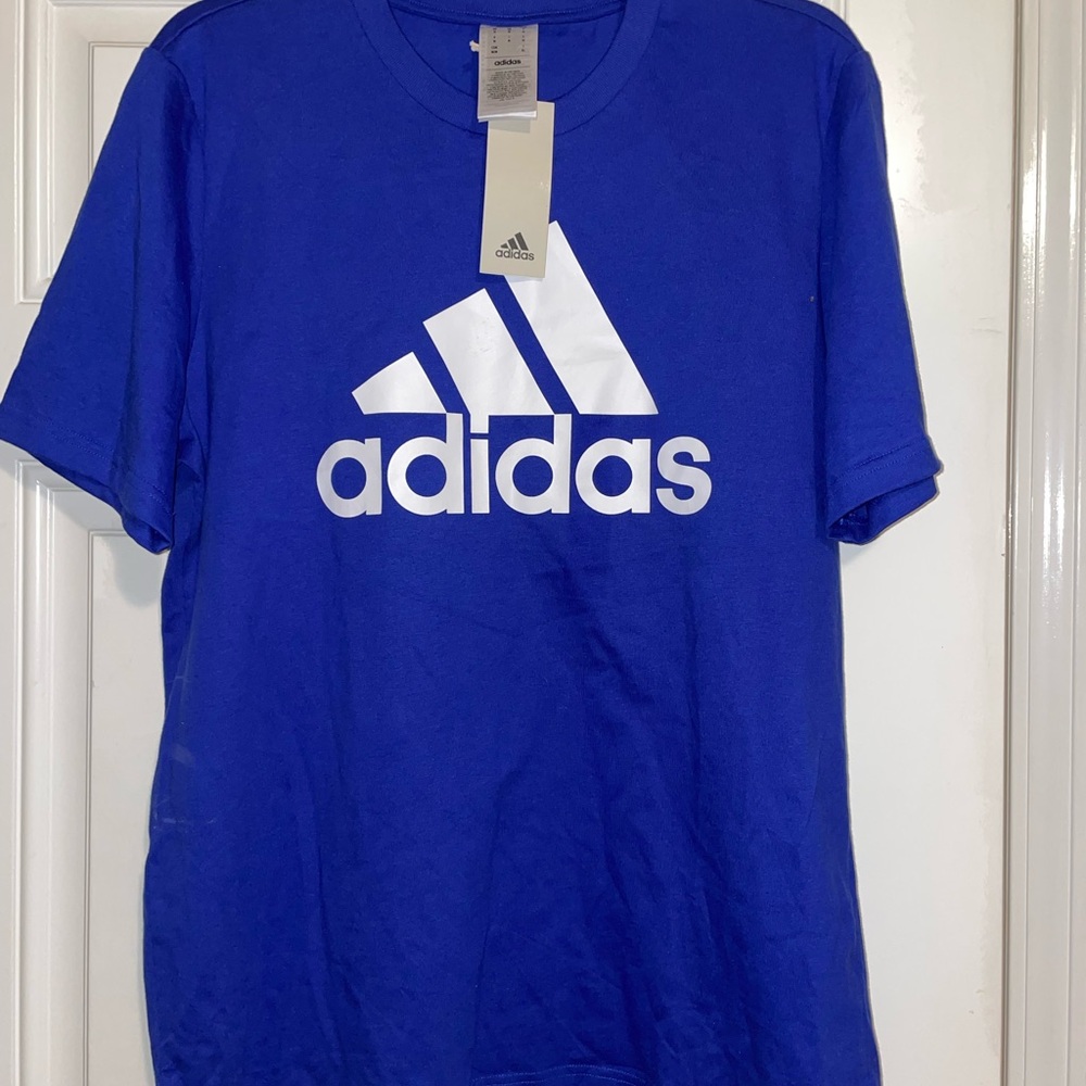 BRAND NEW!! Adidas Blue T-Shirt size medium